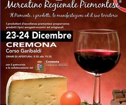 Mercatino regionale piemontese a Cremona