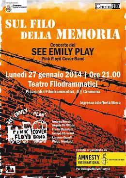Concerto dei See Emily Play al teatro Filo