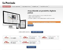 Nuovo E-shop per La Provincia digitale, più funzionale e immediato