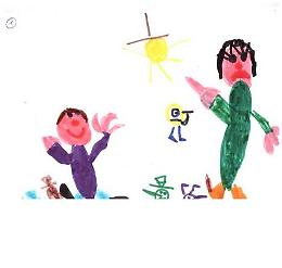 Scuola e famiglia nei disegni dei bimbi
