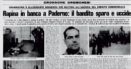 Tra i delitti irrisolti anche uno a Paderno