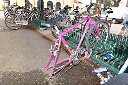'Strage' di bici in stazione
