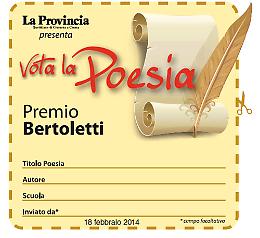 Premio di poesia in ricordo di Claudio
Bertoletti