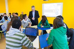 Il futuro è adesso: al Torriani inaugurata l'aula 3.0