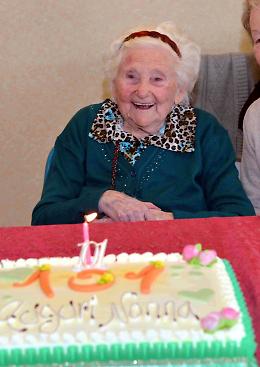 La nonna hi-tech compie 101 anni
