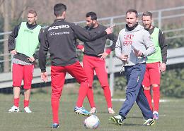 Cremonese, primo allenamento di mister Dionigi