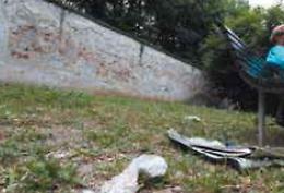Al Vecchio Passeggio muro come a Berlino