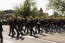 Concerto per fresatrici e compressori, le foto