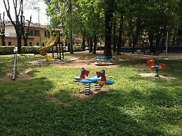 Rinasce Campo di Marte, giochi nuovi per i più piccoli
