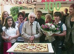 Irene Zelioli festeggia 100 anni
