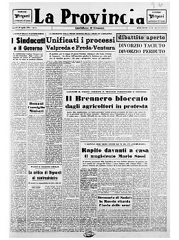 Strage di piazza Fontana: processo unificato per Valpreda e Freda- Ventura