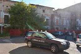 Fuoco nel vecchio ospedale