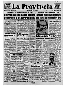 La Jugoslavia in lutto per la morte del maresciallo Tito