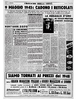 Il 9 maggio 1945 veniva firmata la resa incondizionata della Germania nazista