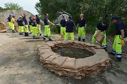Le immagini dell'esercitazione della protezione civile nel Casalasco 
