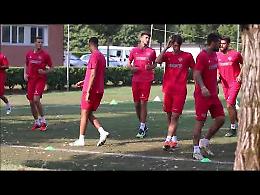 VIDEO Cremonese, il primo allenamento di Luca Valzania