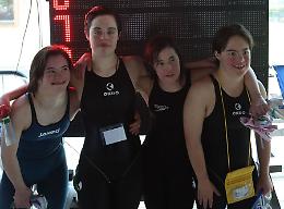 Maria Bresciani, record del Mondo nella 4X100  misti