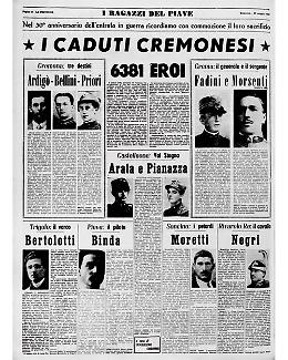 L'epopea del Piave, i caduti cremonesi e la svolta decisiva del 24 maggio 1915