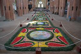 L'Infiorata del Corpus Domini all'Abbazia di Chiaravalle della Colomba  