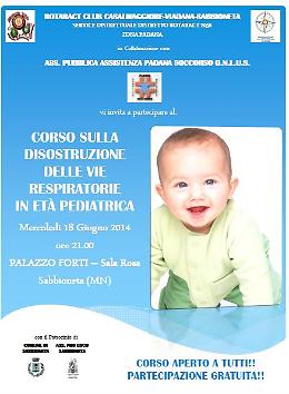 Disostruzione delle vie respiratorio, corso gratuito