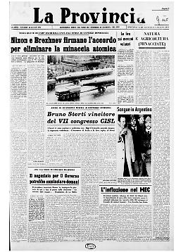 Accordi a Camp David tra Nixon e Brezhnev contro la minaccia nucleare 