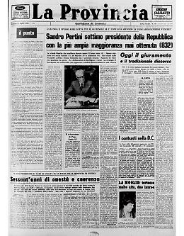  Sandro Pertini è eletto settimo Presidente della Repubblica Italiana