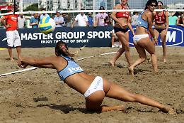 Le immagini della Pomì all'All Star Game di beach volley a Riccione