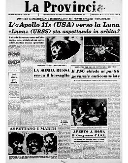 L'«Apollo 11» (USA) verso la Luna. «Sonda Luna» (URSS) sta aspettando in orbita?