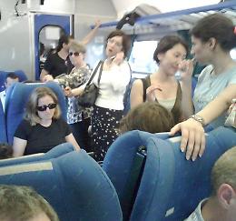 Bloccati sul treno, carrozza come una ghiacciaia