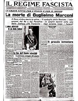 Muore a Roma il fisico e inventore Guglielmo Marconi

