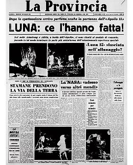  Neil Armstrong compie il primo passo di un uomo sulla Luna