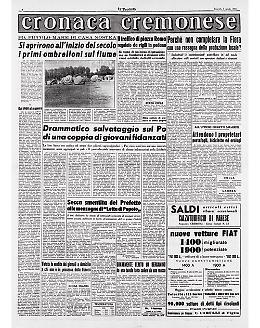 Risalgono all'inizio del secolo i primi ombrelloni sul fiume Po