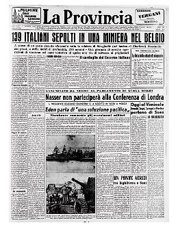 Tragedia nella miniera belga di Marcinelle: 139 italiani sono rimasti sepolti