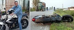 Moto contro un trattore, muore Santo Cigoli