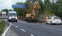 Lavori sulla tangenziale, disagi per tutta la settimana