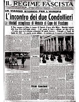 L'incontro storico tra Mussolini e Hitler