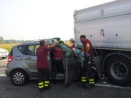 Lo schianto sulla codognese a Pizzighettone