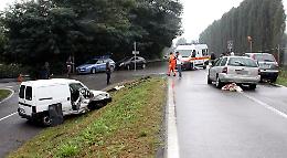 Incidente in via Riglio, un ferito grave