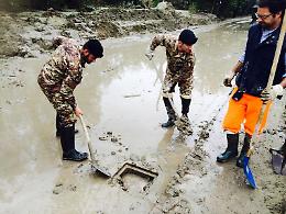 Alluvione, i genieri di Cremona in azione ad Alessandria