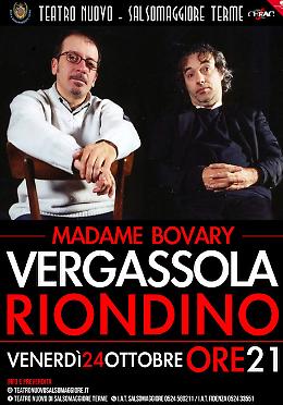 La "Madame Bovary" di Vergassola e Riondino   al Teatro Nuovo di Salsomaggiore Venerdì 24 ottobre 