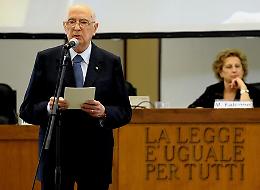  Stato-mafia, depone Napolitano