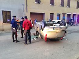 Le immagini dell'incidente in via Umberto I