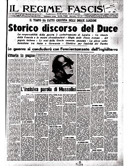 L'incisiva parola di Mussolini