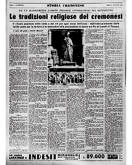 Le tradizioni religiose dei cremonesi