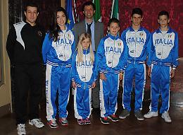 Caloroso incontro tra il sindaco e i giovani cremonesi campioni di Wako