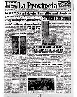 La N.A.T.O. sarà dotata di missili e armi atomiche