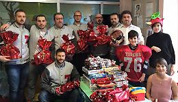 I doni di Cremona Tigers e Arco Onlus per i bimbi ricoverati al Maggiore