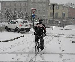 Le immagini della nevicata su Cremona di sabato 27 dicembre
