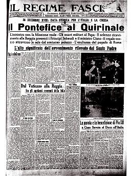 Evento storico per l'Italia e la Chiesa: il Pontefice al Quirinale