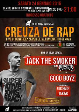 Creuza de rap, live per gli alluvionati di Genova organizzato dai Good Boyz